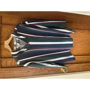 Vintage 90s Byer California Brushpopper Striped Pullover Medium M 50/50